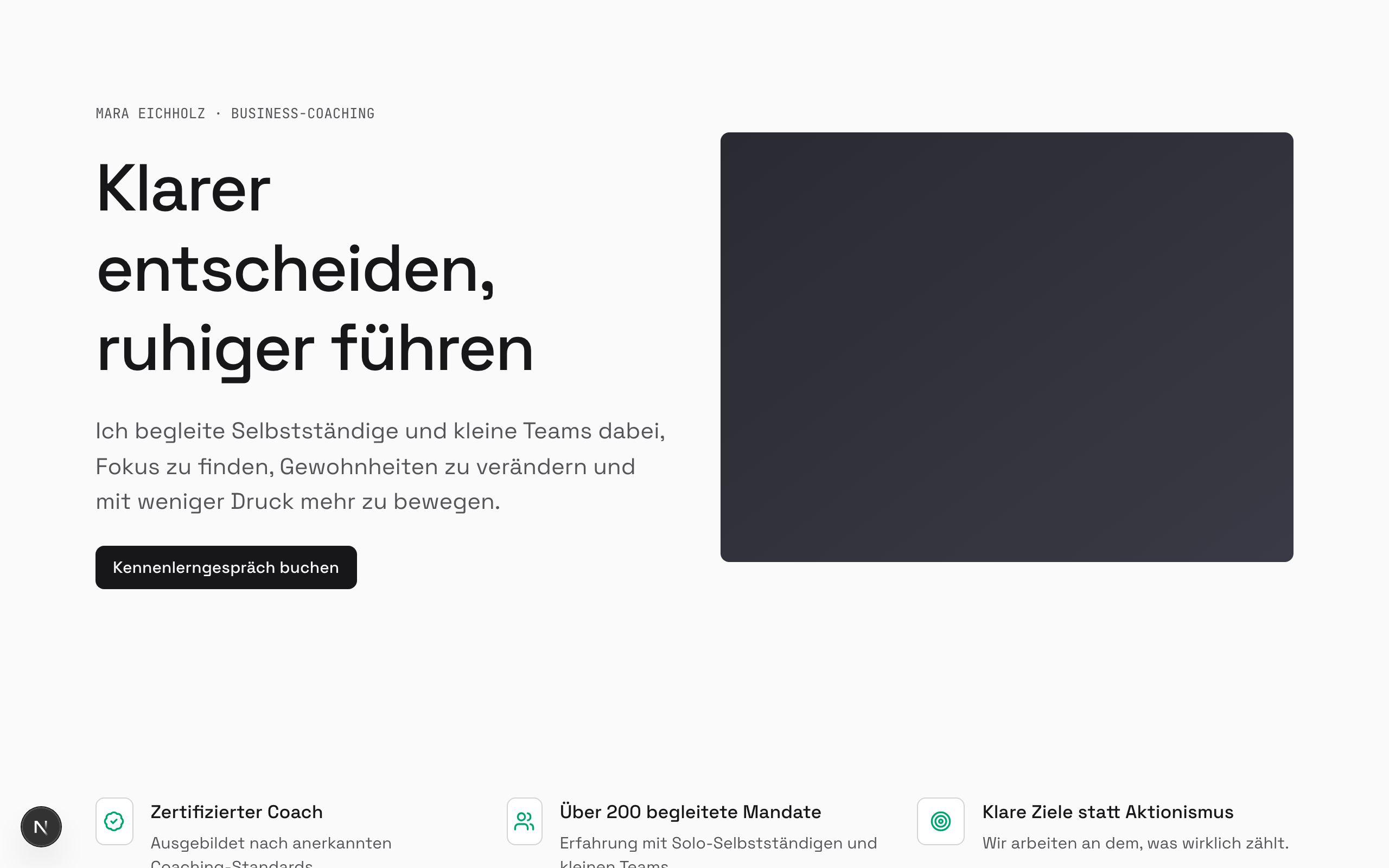 Vorschau der Vorlage Coach / Freelancer